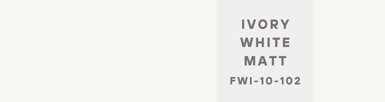 IVORY WHITE MATT Lami Matt Panel